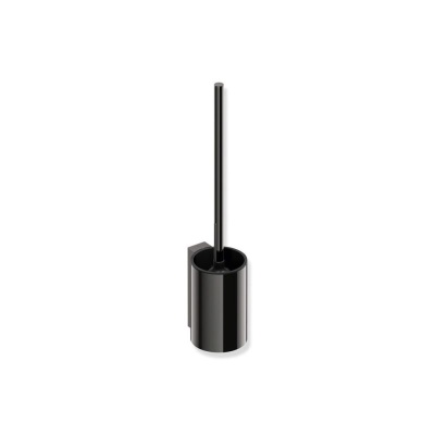 HEWI Metallics Wall Mounted Toilet Brush - Glossy Black Chrome